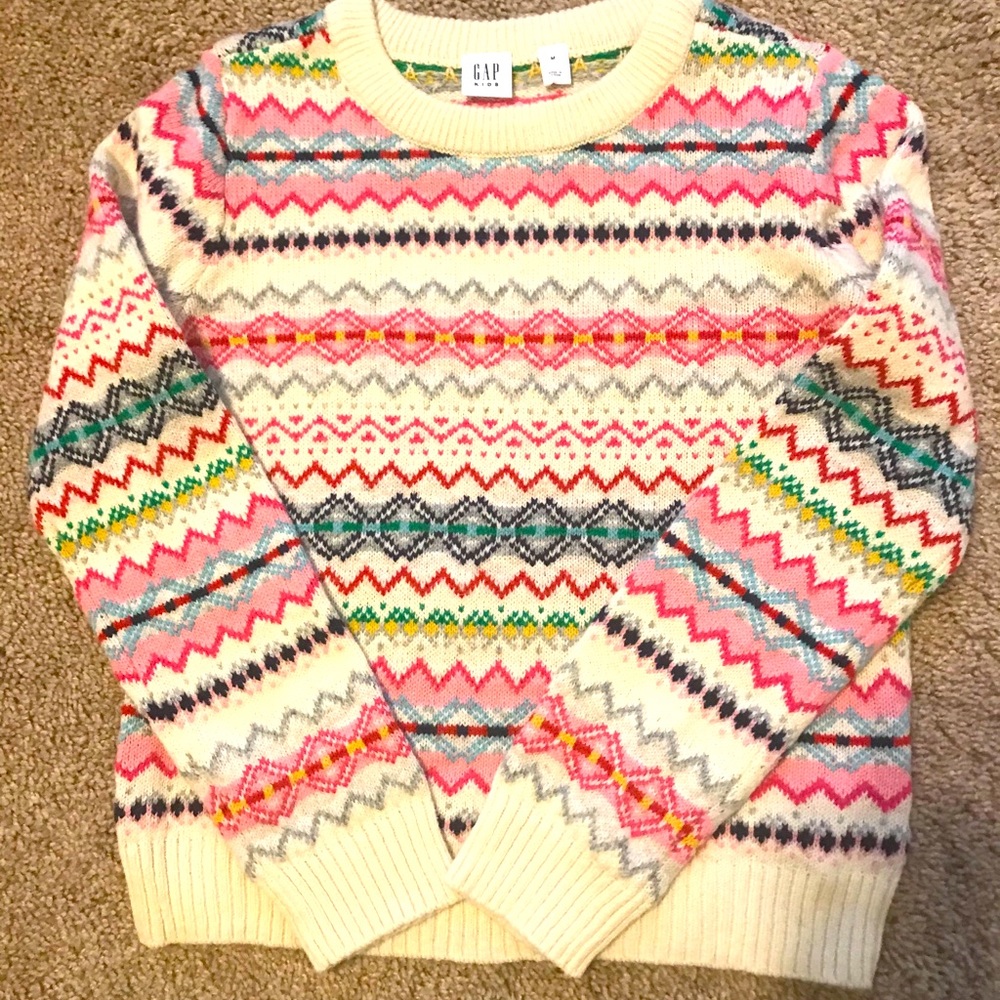 Gap kids fairisle sweater. Never worn!